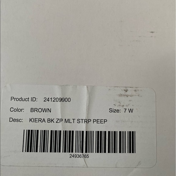 Cloudwalkers Size 7W Brown Open Toe Heel Sandals - Picture 13 of 16